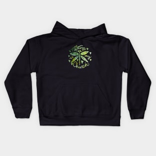 Nature is my Church Kids Hoodie